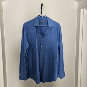 Mens‎ Blue Button Down Shirt
